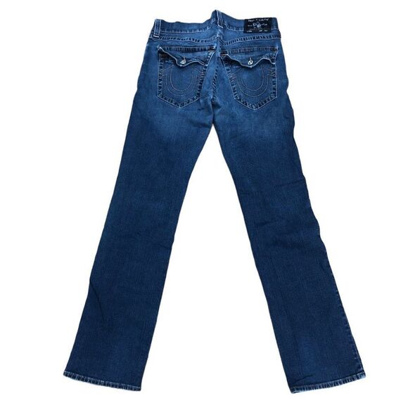TRUE Religion Jeans Size 34 RICKY FLAP T Blue - Picture 2 of 11